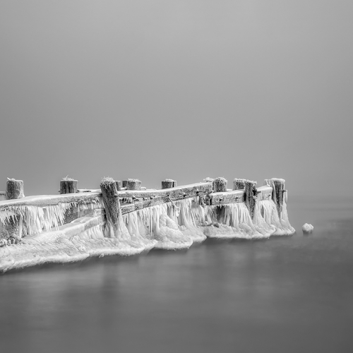 1st Merit Award LANDSCAPE Hamilton Camera Club Karen Cunningham Icy Groynes