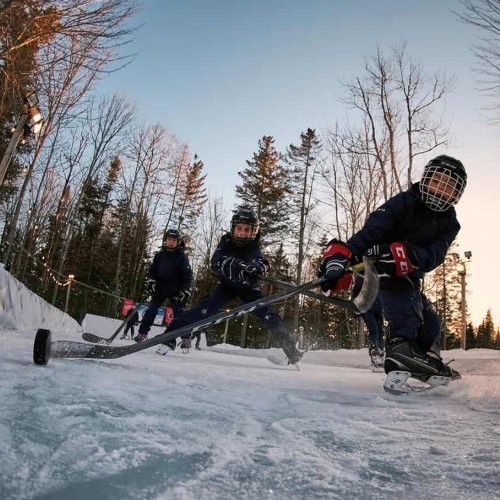 1st Merit Award NB Moncton Focus Camera Club Mathieu Chiasson Outdoor Hockey