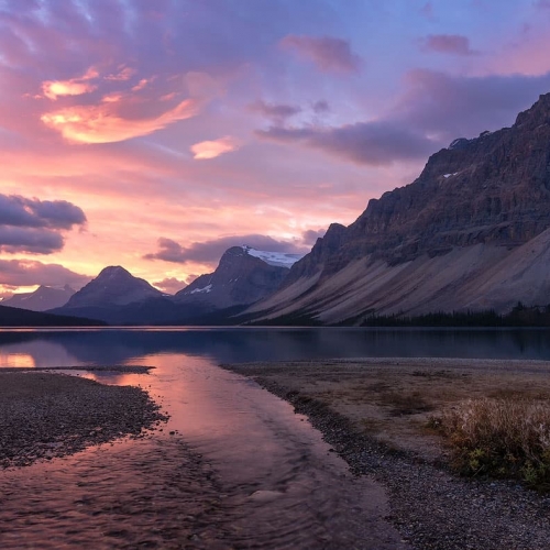 2nd Merit Award AB Foothills Camera Club Dan Sigouin Special Mountain Sunrise
