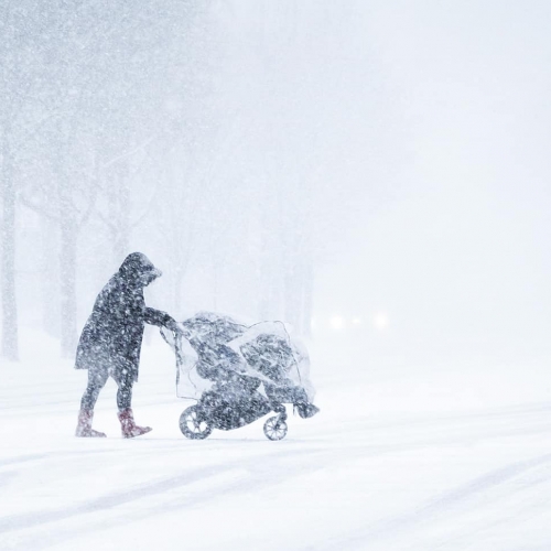 BRONZE MEDAL Richmond Hill Camera Club Emma Zhao Mother Walking In A Storm
