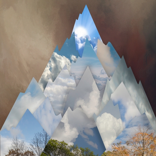 Bronze Medal - Albert Kurtz - Mountain Covered In Shards Of Clouds