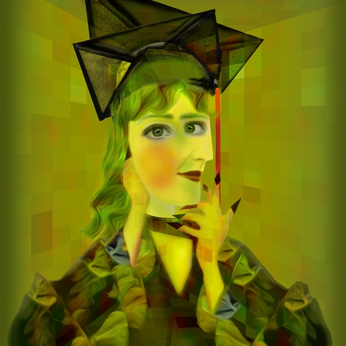 Bronze Medal - Christine Kobielski - The Graduate  Picasso Style