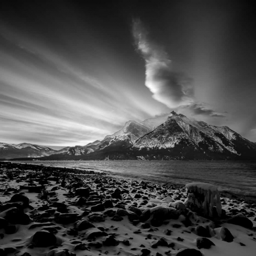 Bronze Medal Images Alberta Camera Club Clayton Reitzel Mt Michener In Monochrome