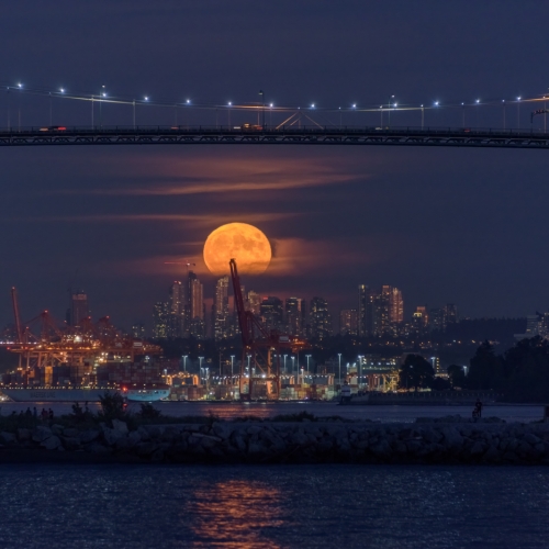 Gold Medal - North Shore Photographic Society - Neil Bennett - Strawberry Moon