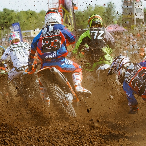 Gold Medal - Yung Niem - "Accident At Motocross Start"
