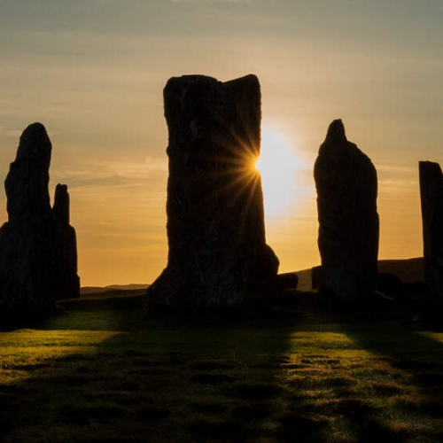 HONOUR AWARD Rae Mcleod Calanais Standing Stones At Sunset