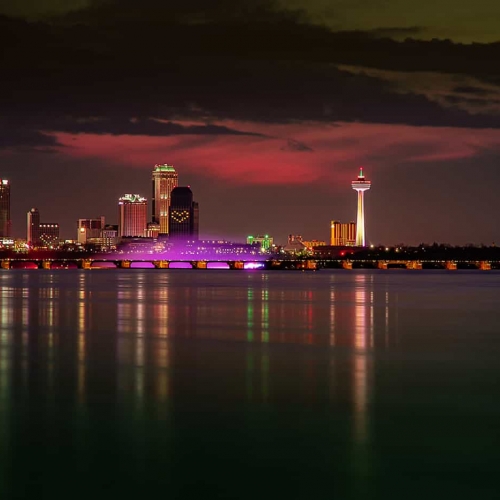 HONOUR AWARD St. Catharines Photographic Club Ludmila Klammer Niagara Falls At Night
