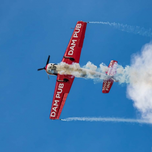 HONOUR AWARD Trillium Photographic Club Geoffrey Skirrow Dam Pub Plane Stratford Air Show