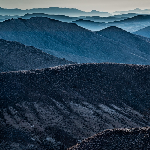 Honour Award - Daniel Benn - Sun Breaks Over Crest Of Black Mountains Death Valley