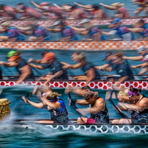 3rd Place Merit Ribbon - Frankie Chan - Dragon Boat Racing
