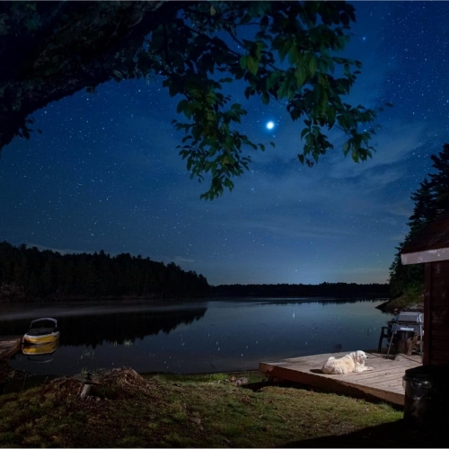SILVER MEDAL Hamilton Camera Club Jim Hixon Grace And The Night Sky