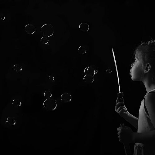 SILVER MEDAL Langley Camera Club Colleen Walden Blowing Bubbles