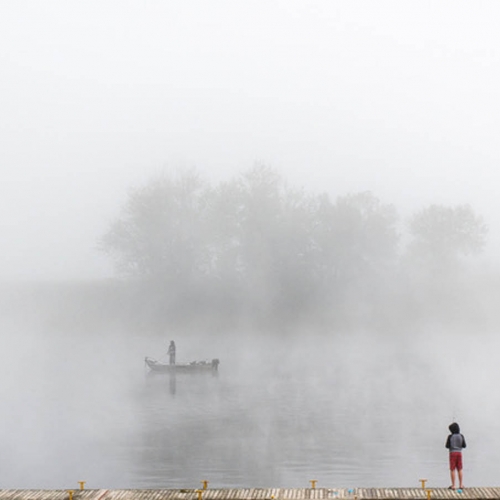 Vanessa Levesque A Foggy Morning Fishing